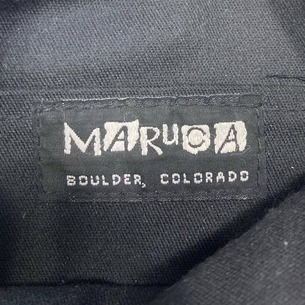 Red and Orange Crossbody Bag with Floral Pattern - Picture 12 of 13